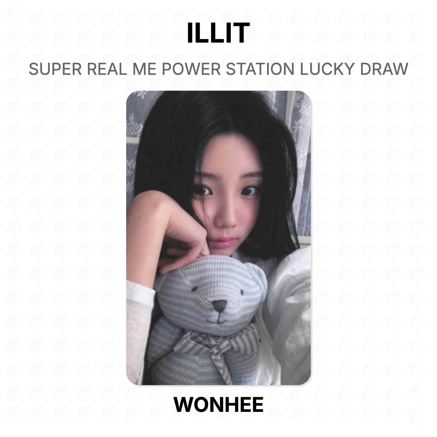 ILLIT SUPER REAL ME POWER STATION LUCKY DRAW Official Photocard