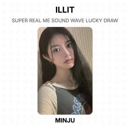 ILLIT SUPER REAL ME SOUND WAVE LUCKY DRAW Official Photocard