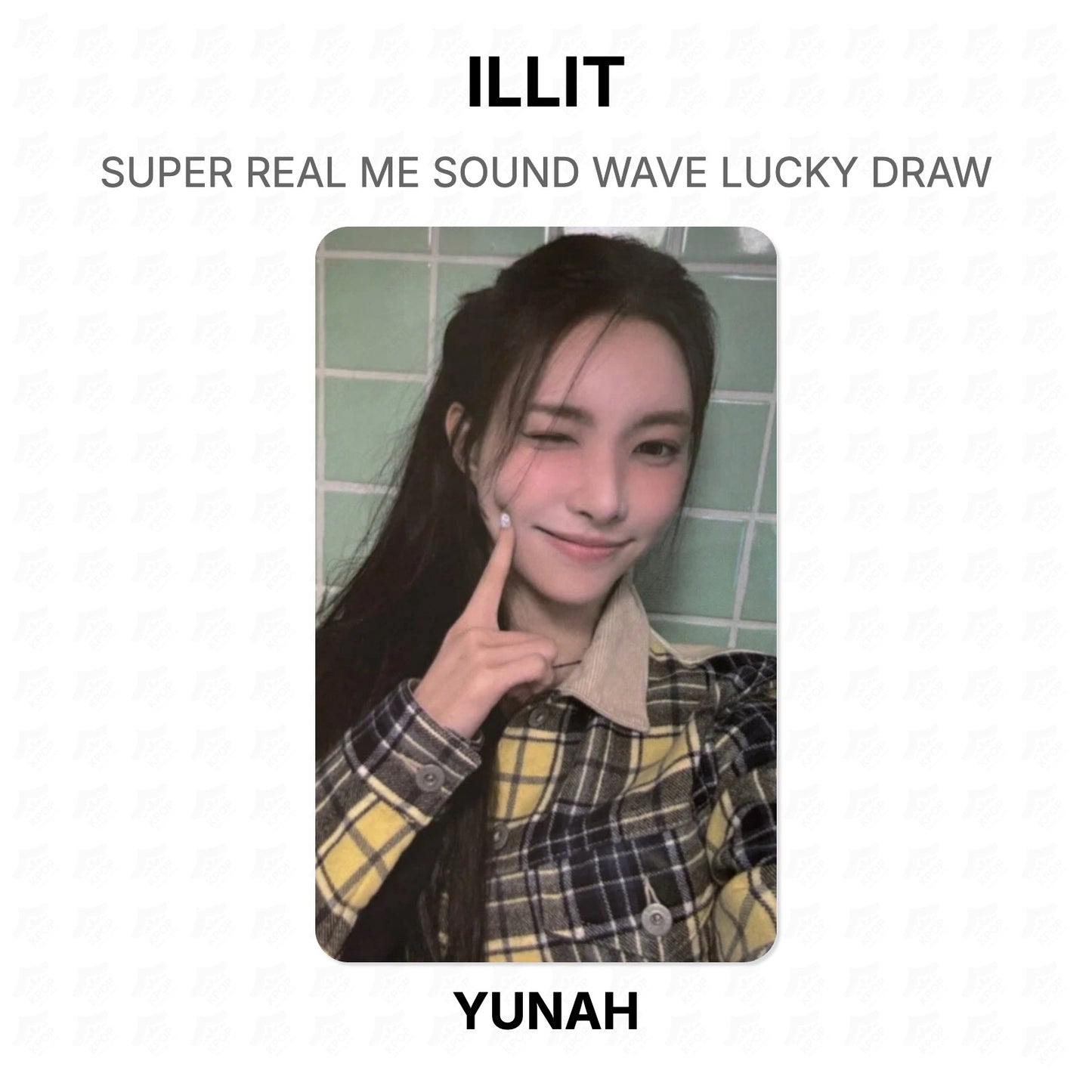 ILLIT SUPER REAL ME SOUND WAVE LUCKY DRAW Official Photocard