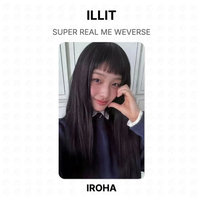 ILLIT SUPER REAL ME WEVERSE Official Photocard