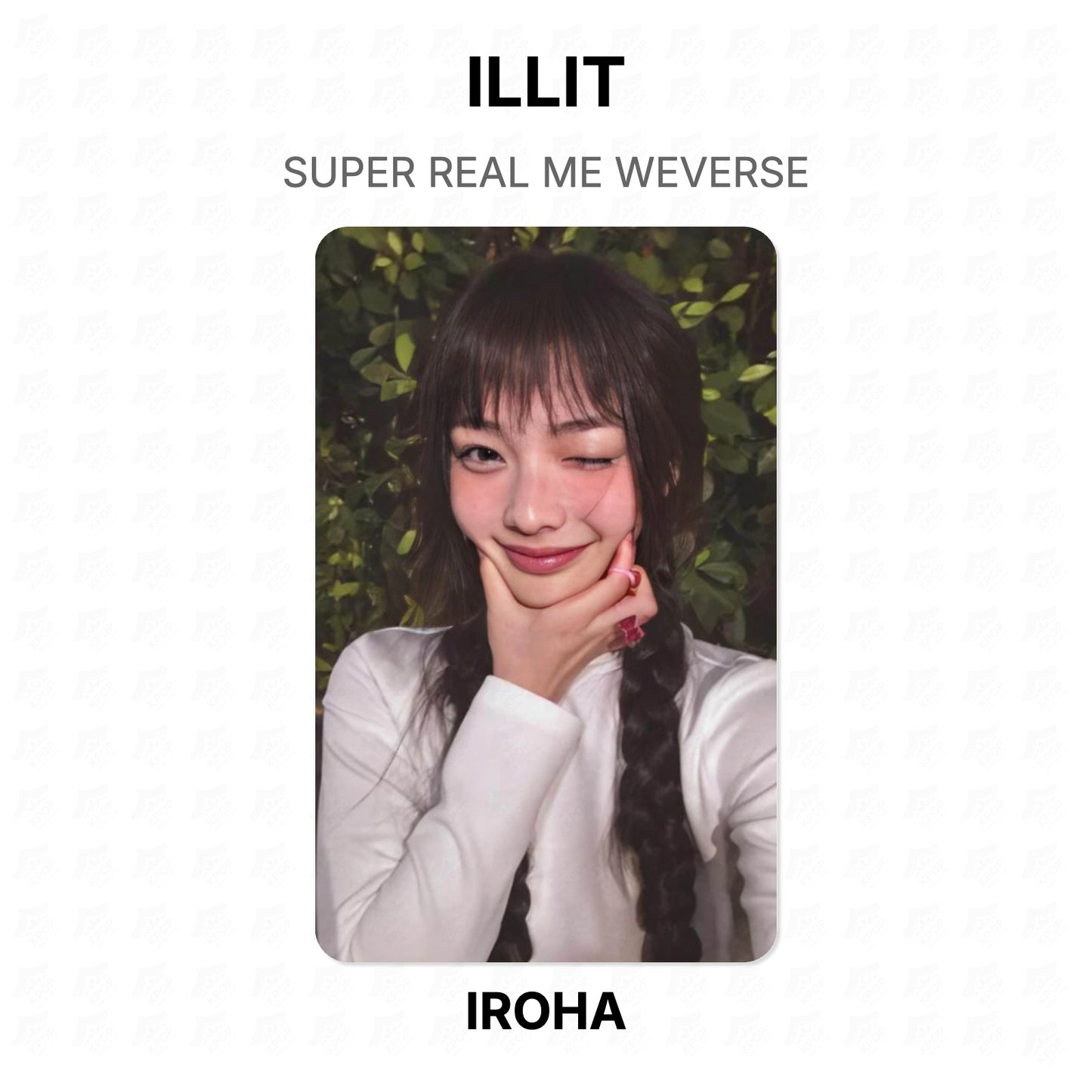 ILLIT SUPER REAL ME WEVERSE Official Photocard