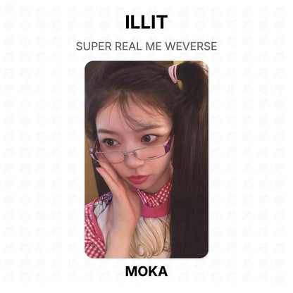 ILLIT SUPER REAL ME WEVERSE Official Photocard