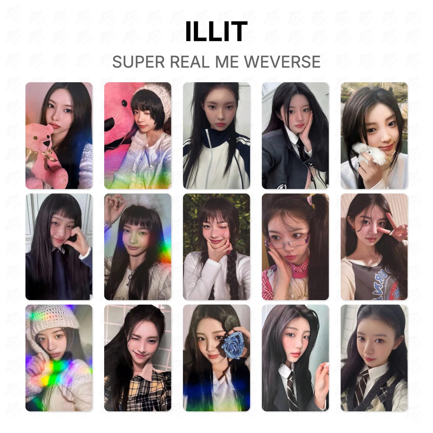 ILLIT SUPER REAL ME WEVERSE Official Photocard