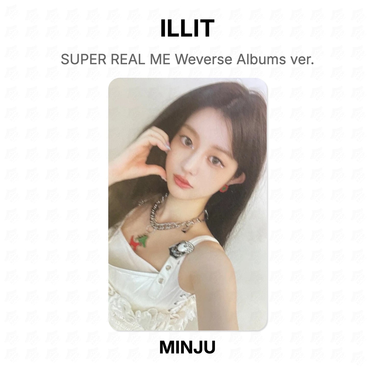 ILLIT SUPER REAL ME Weverse Albums ver. Official Photocard