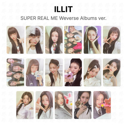 ILLIT SUPER REAL ME Weverse Albums ver. Official Photocard