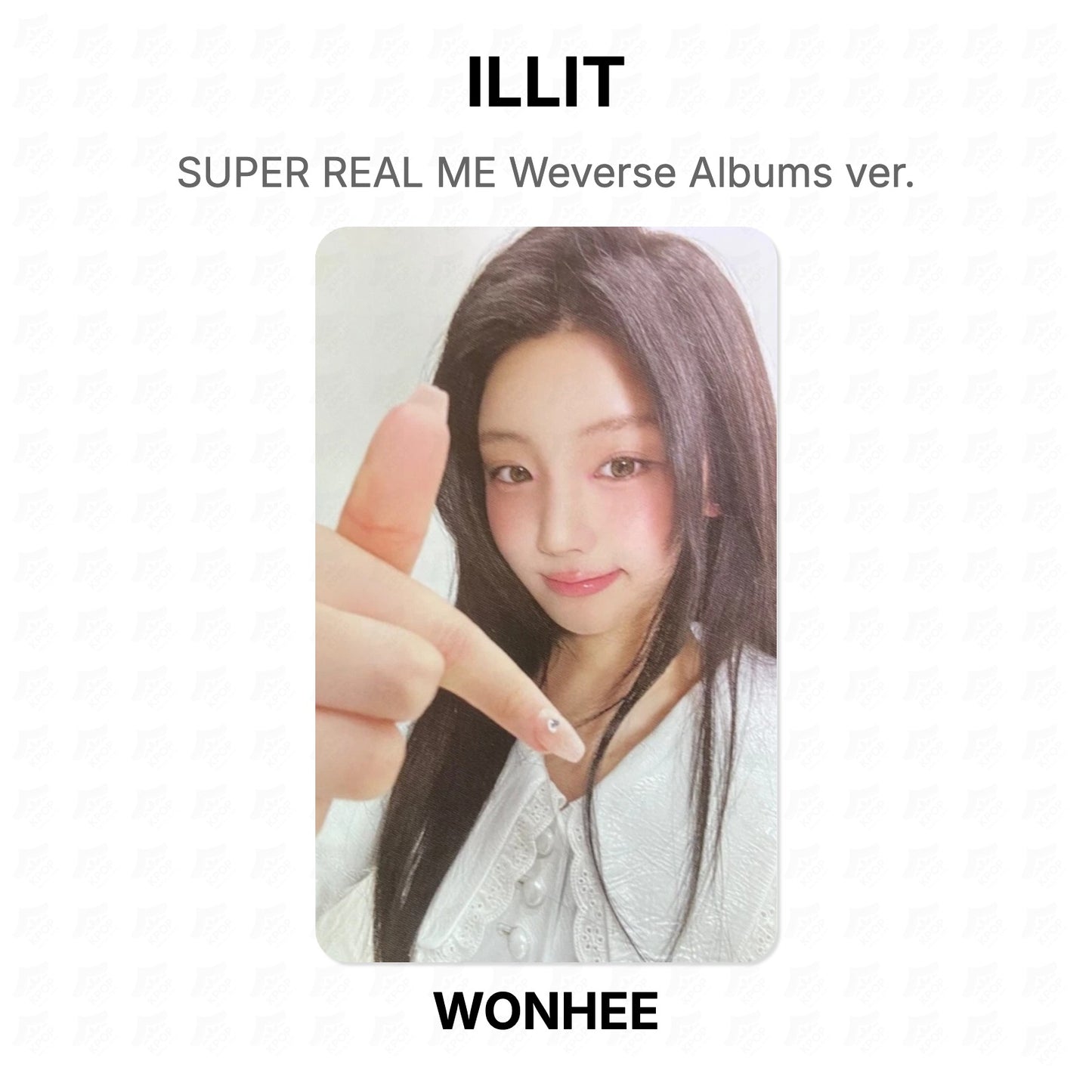 ILLIT SUPER REAL ME Weverse Albums ver. Official Photocard