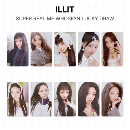 ILLIT SUPER REAL ME WHOSFAN LUCKY DRAW Official Photocard