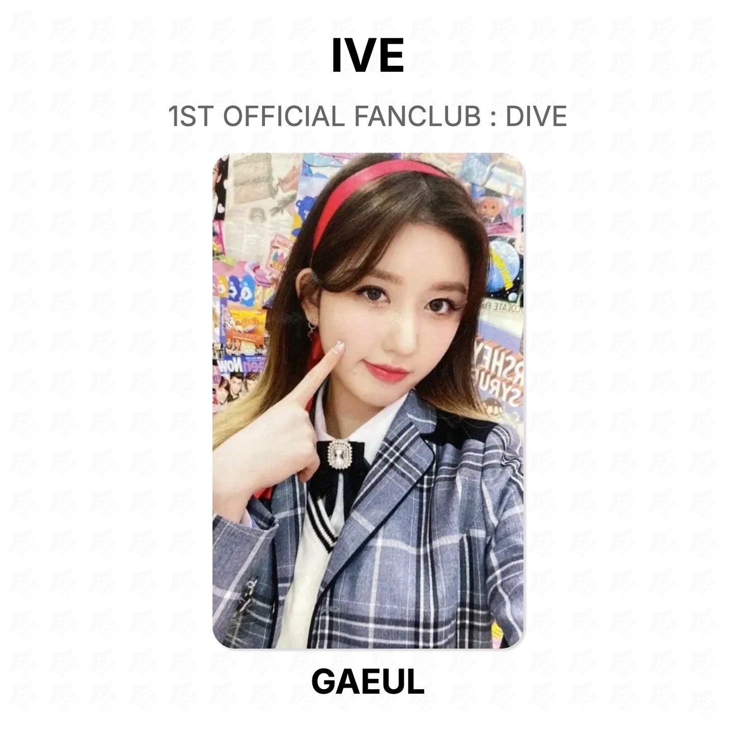 IVE 1ST OFFICIAL FANCLUB : DIVE Official Photocard