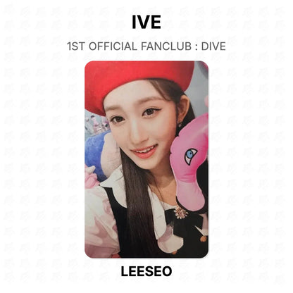IVE 1ST OFFICIAL FANCLUB : DIVE Official Photocard