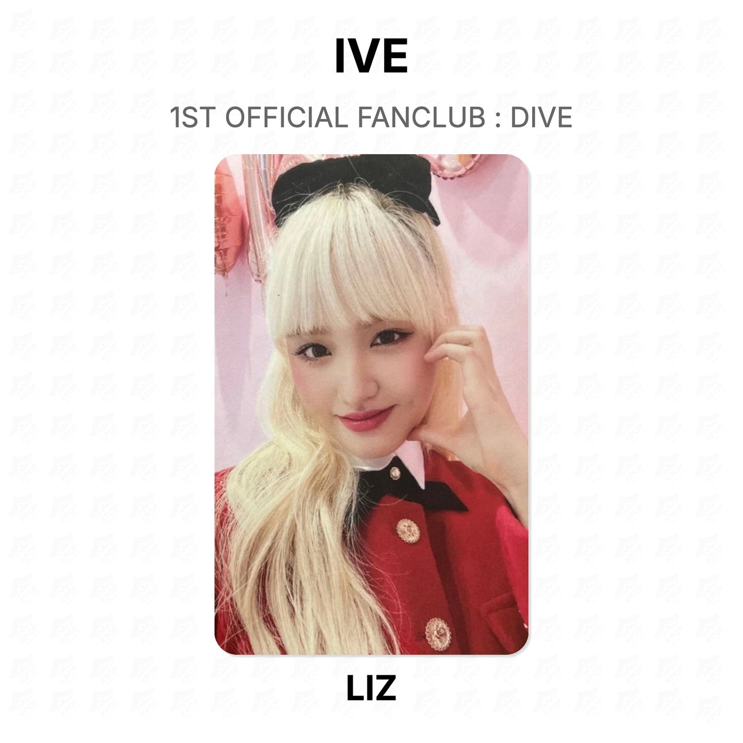 IVE 1ST OFFICIAL FANCLUB : DIVE Official Photocard