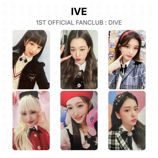 IVE 1ST OFFICIAL FANCLUB : DIVE Official Photocard