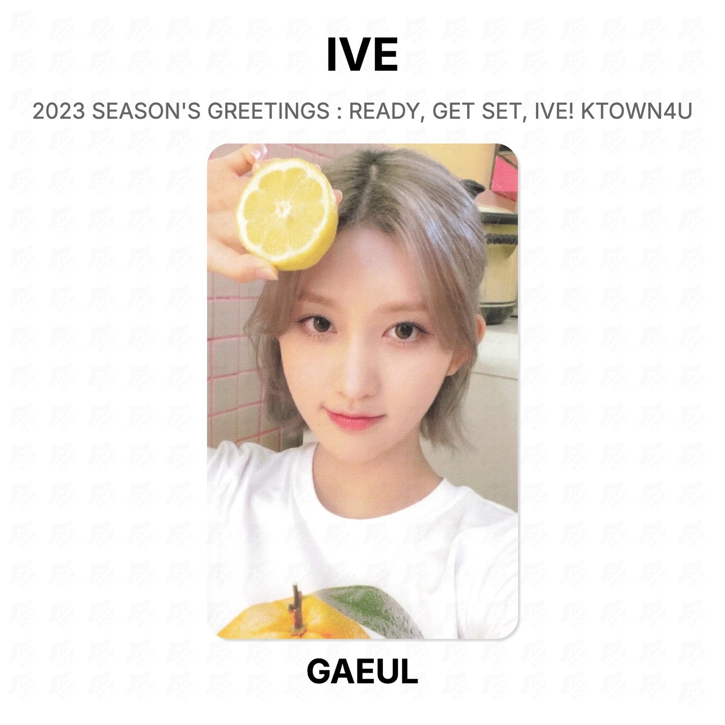 IVE 2023 SEASON'S GREETINGS : READY, GET SET, IVE! KTOWN4U Official Photocard