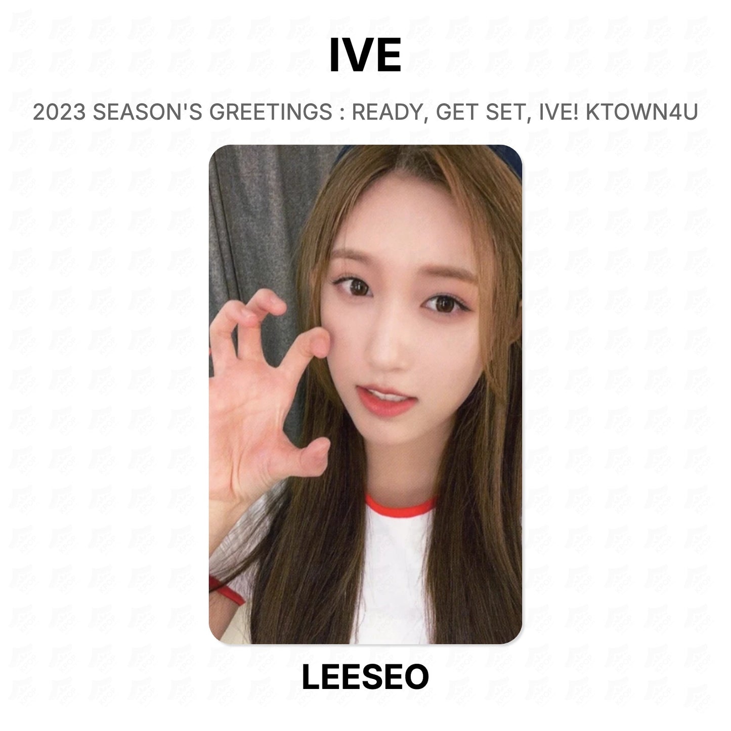 IVE 2023 SEASON'S GREETINGS : READY, GET SET, IVE! KTOWN4U Official Photocard