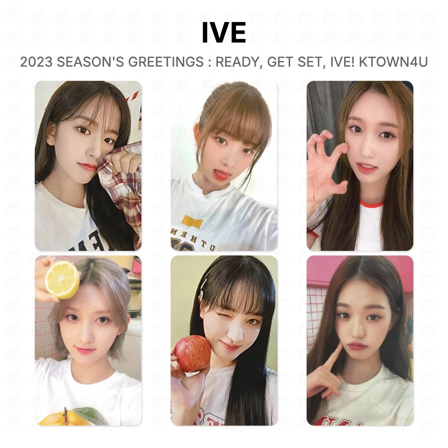 IVE 2023 SEASON'S GREETINGS : READY, GET SET, IVE! KTOWN4U Official Photocard