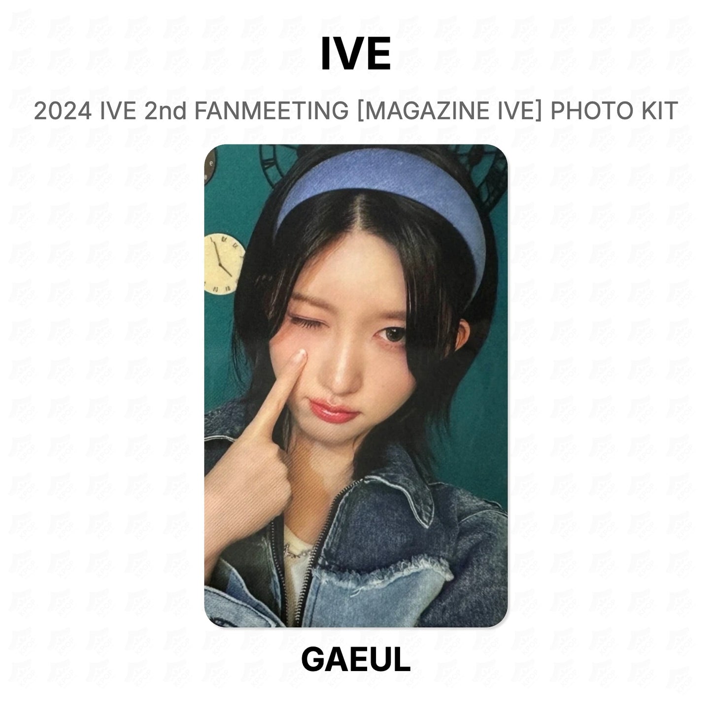 IVE 2024 IVE 2nd FANMEETING [MAGAZINE IVE] PHOTO KIT Official Photocard