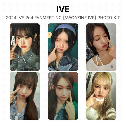 IVE 2024 IVE 2nd FANMEETING [MAGAZINE IVE] PHOTO KIT Official Photocard