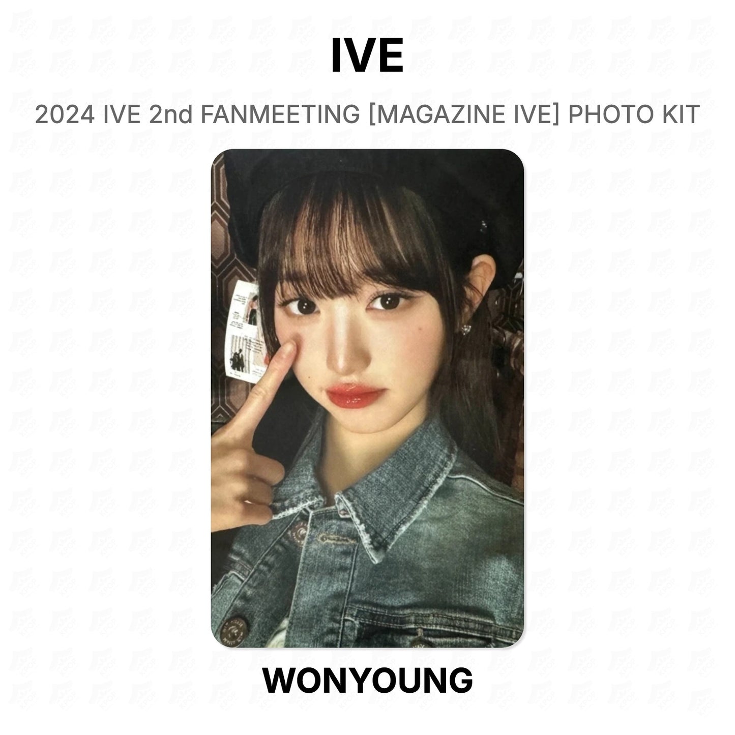 IVE 2024 IVE 2nd FANMEETING [MAGAZINE IVE] PHOTO KIT Official Photocard