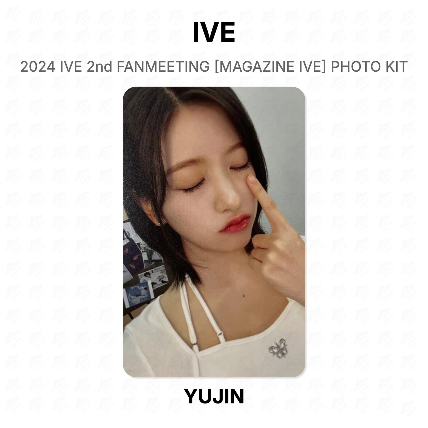 IVE 2024 IVE 2nd FANMEETING [MAGAZINE IVE] PHOTO KIT Official Photocard