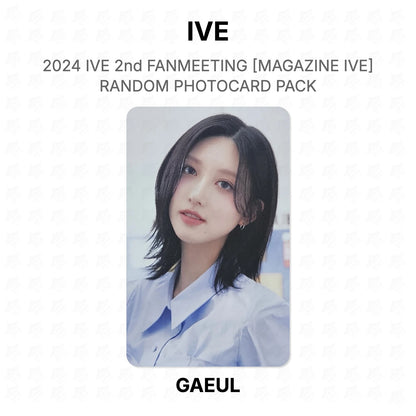 IVE 2024 IVE 2nd FANMEETING [MAGAZINE IVE] RANDOM PHOTOCARD PACK Official Photocard
