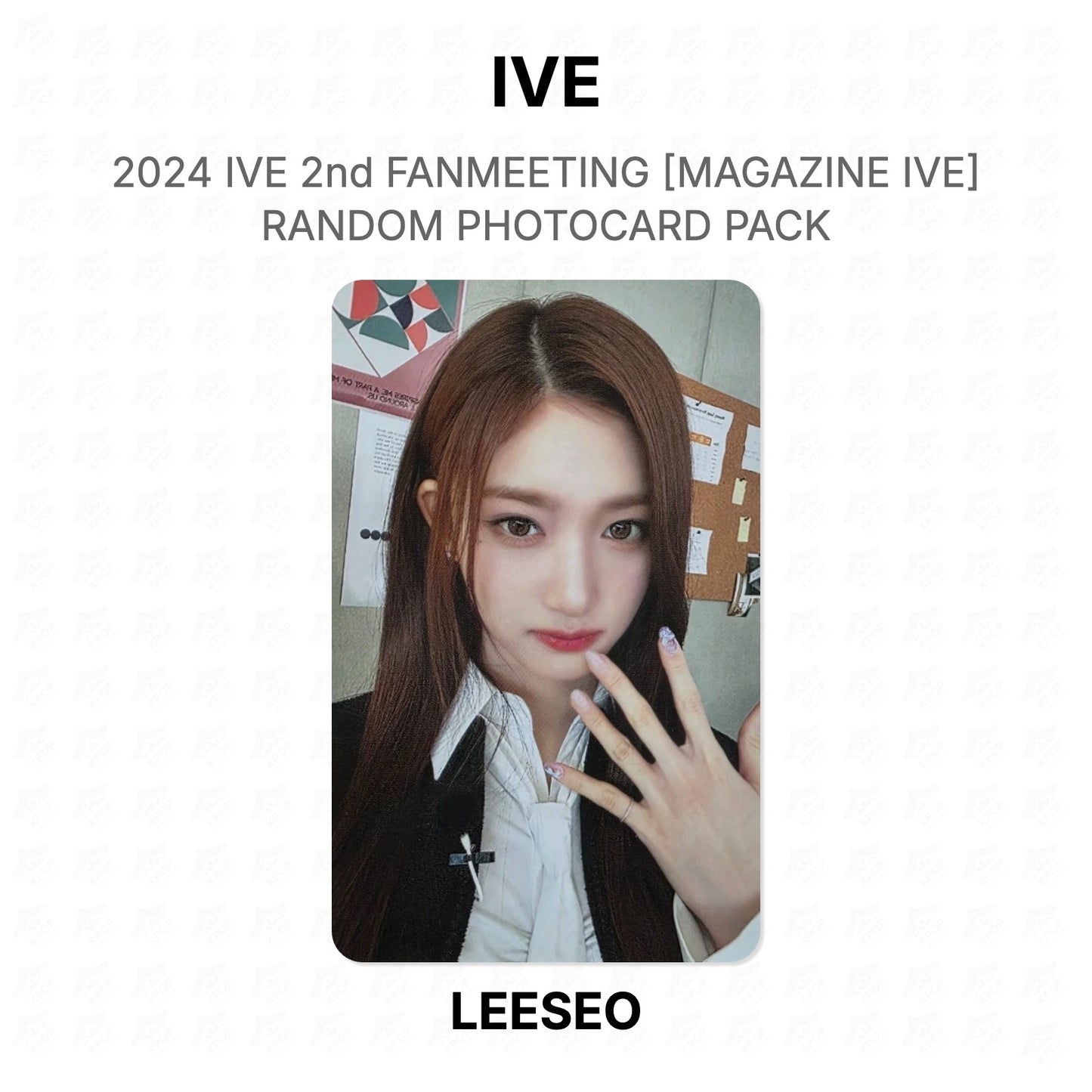 IVE 2024 IVE 2nd FANMEETING [MAGAZINE IVE] RANDOM PHOTOCARD PACK Official Photocard