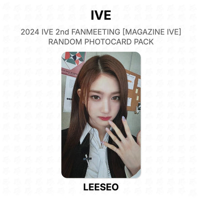 IVE 2024 IVE 2nd FANMEETING [MAGAZINE IVE] RANDOM PHOTOCARD PACK Official Photocard