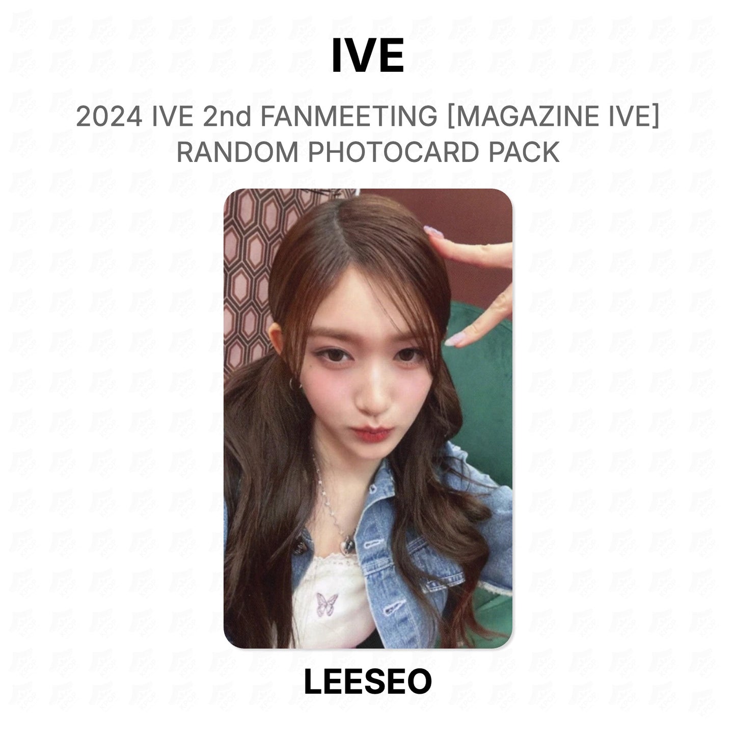 IVE 2024 IVE 2nd FANMEETING [MAGAZINE IVE] RANDOM PHOTOCARD PACK Official Photocard