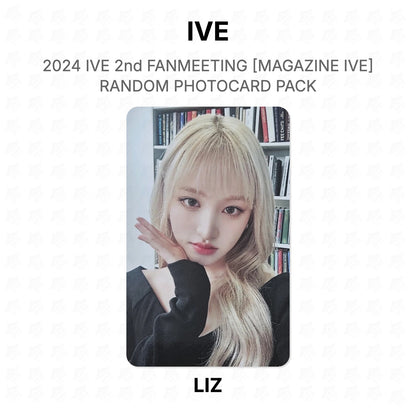 IVE 2024 IVE 2nd FANMEETING [MAGAZINE IVE] RANDOM PHOTOCARD PACK Official Photocard