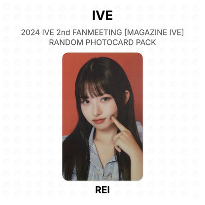 IVE 2024 IVE 2nd FANMEETING [MAGAZINE IVE] RANDOM PHOTOCARD PACK Official Photocard