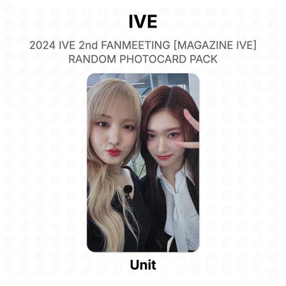 IVE 2024 IVE 2nd FANMEETING [MAGAZINE IVE] RANDOM PHOTOCARD PACK Official Photocard