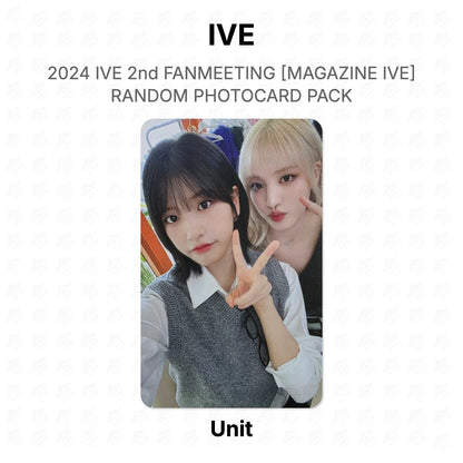 IVE 2024 IVE 2nd FANMEETING [MAGAZINE IVE] RANDOM PHOTOCARD PACK Official Photocard