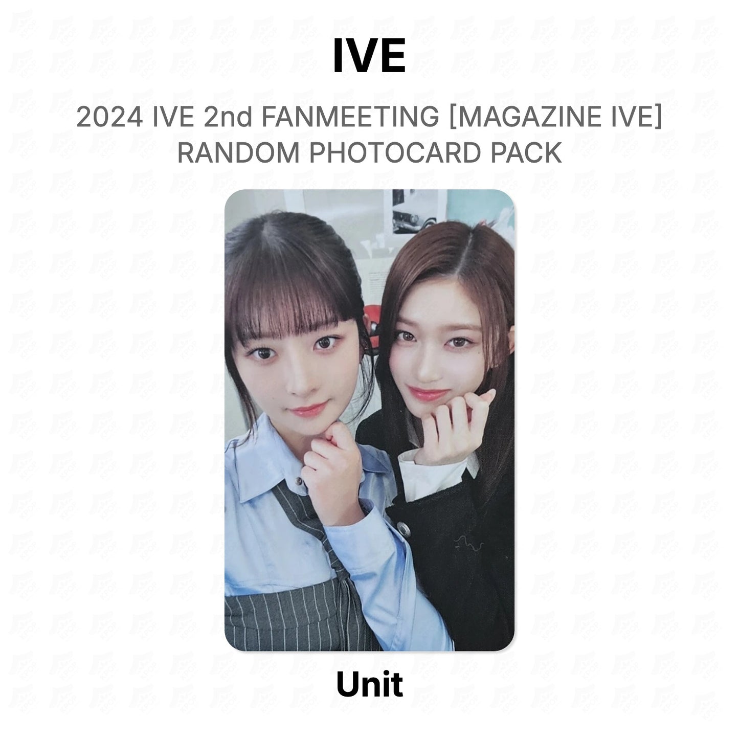 IVE 2024 IVE 2nd FANMEETING [MAGAZINE IVE] RANDOM PHOTOCARD PACK Official Photocard