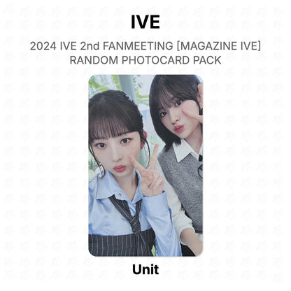 IVE 2024 IVE 2nd FANMEETING [MAGAZINE IVE] RANDOM PHOTOCARD PACK Official Photocard