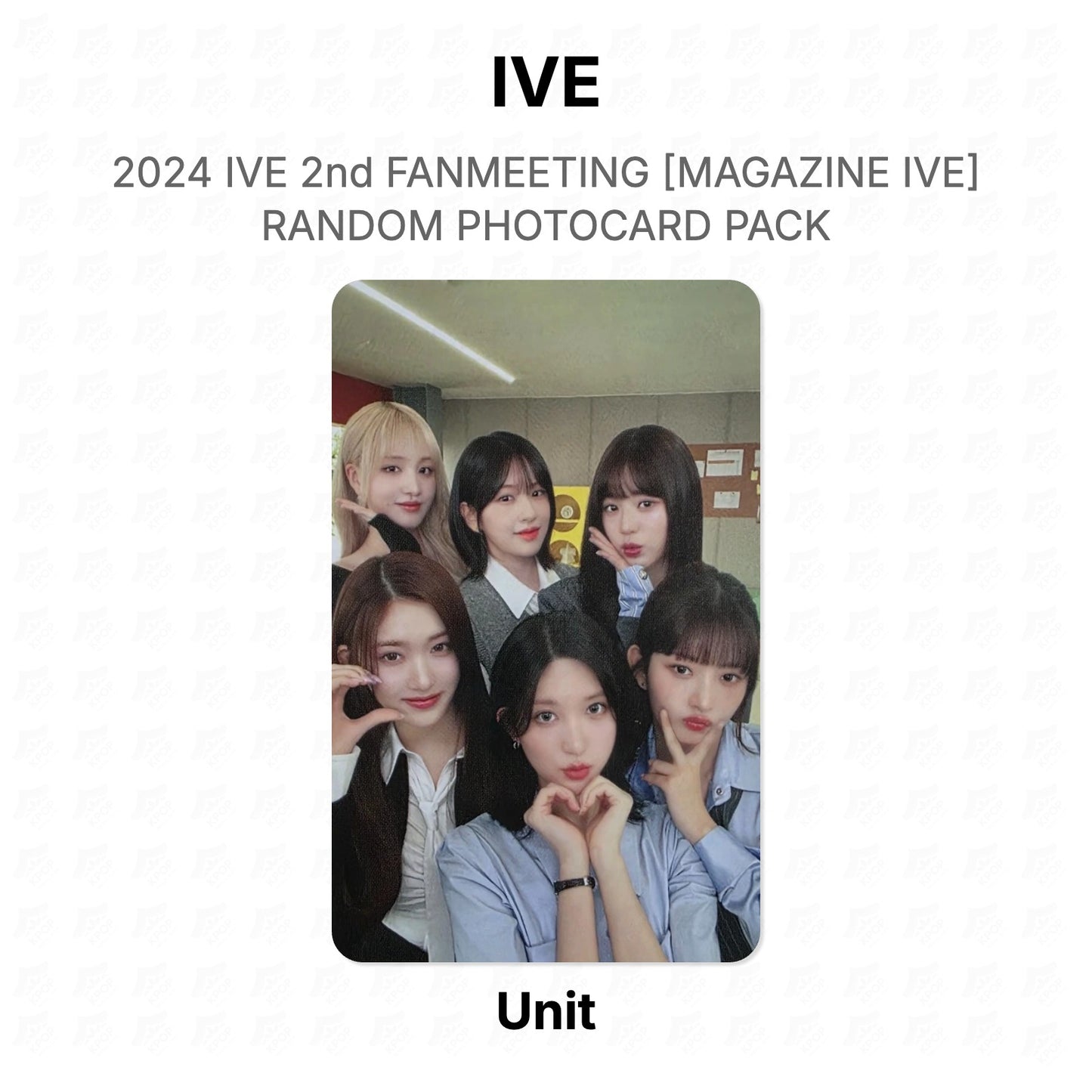 IVE 2024 IVE 2nd FANMEETING [MAGAZINE IVE] RANDOM PHOTOCARD PACK Official Photocard