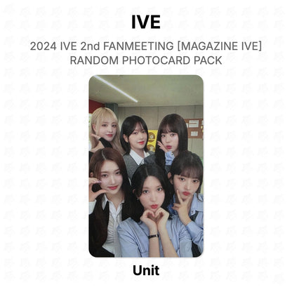IVE 2024 IVE 2nd FANMEETING [MAGAZINE IVE] RANDOM PHOTOCARD PACK Official Photocard