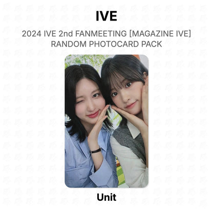 IVE 2024 IVE 2nd FANMEETING [MAGAZINE IVE] RANDOM PHOTOCARD PACK Official Photocard