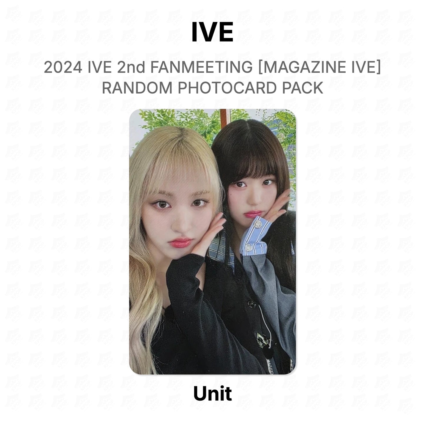 IVE 2024 IVE 2nd FANMEETING [MAGAZINE IVE] RANDOM PHOTOCARD PACK Official Photocard