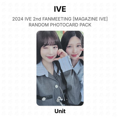 IVE 2024 IVE 2nd FANMEETING [MAGAZINE IVE] RANDOM PHOTOCARD PACK Official Photocard