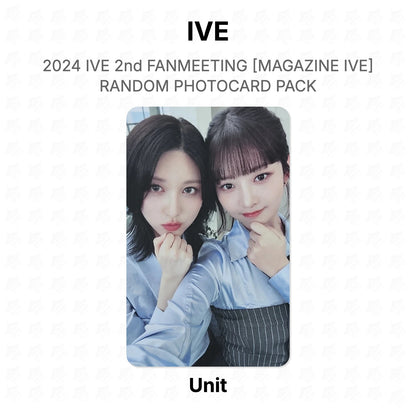 IVE 2024 IVE 2nd FANMEETING [MAGAZINE IVE] RANDOM PHOTOCARD PACK Official Photocard
