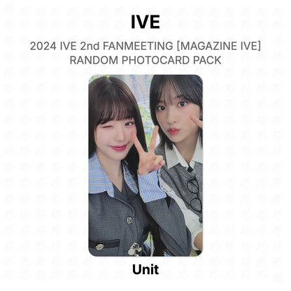IVE 2024 IVE 2nd FANMEETING [MAGAZINE IVE] RANDOM PHOTOCARD PACK Official Photocard