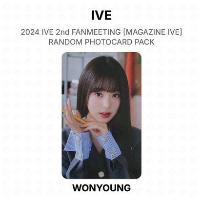 IVE 2024 IVE 2nd FANMEETING [MAGAZINE IVE] RANDOM PHOTOCARD PACK Official Photocard