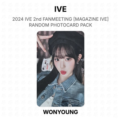 IVE 2024 IVE 2nd FANMEETING [MAGAZINE IVE] RANDOM PHOTOCARD PACK Official Photocard