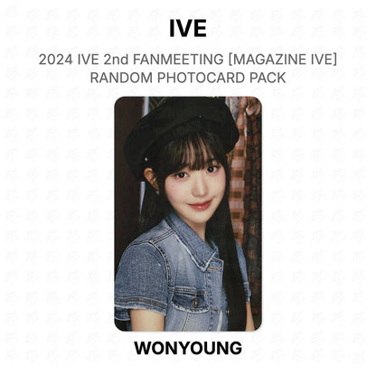 IVE 2024 IVE 2nd FANMEETING [MAGAZINE IVE] RANDOM PHOTOCARD PACK Official Photocard