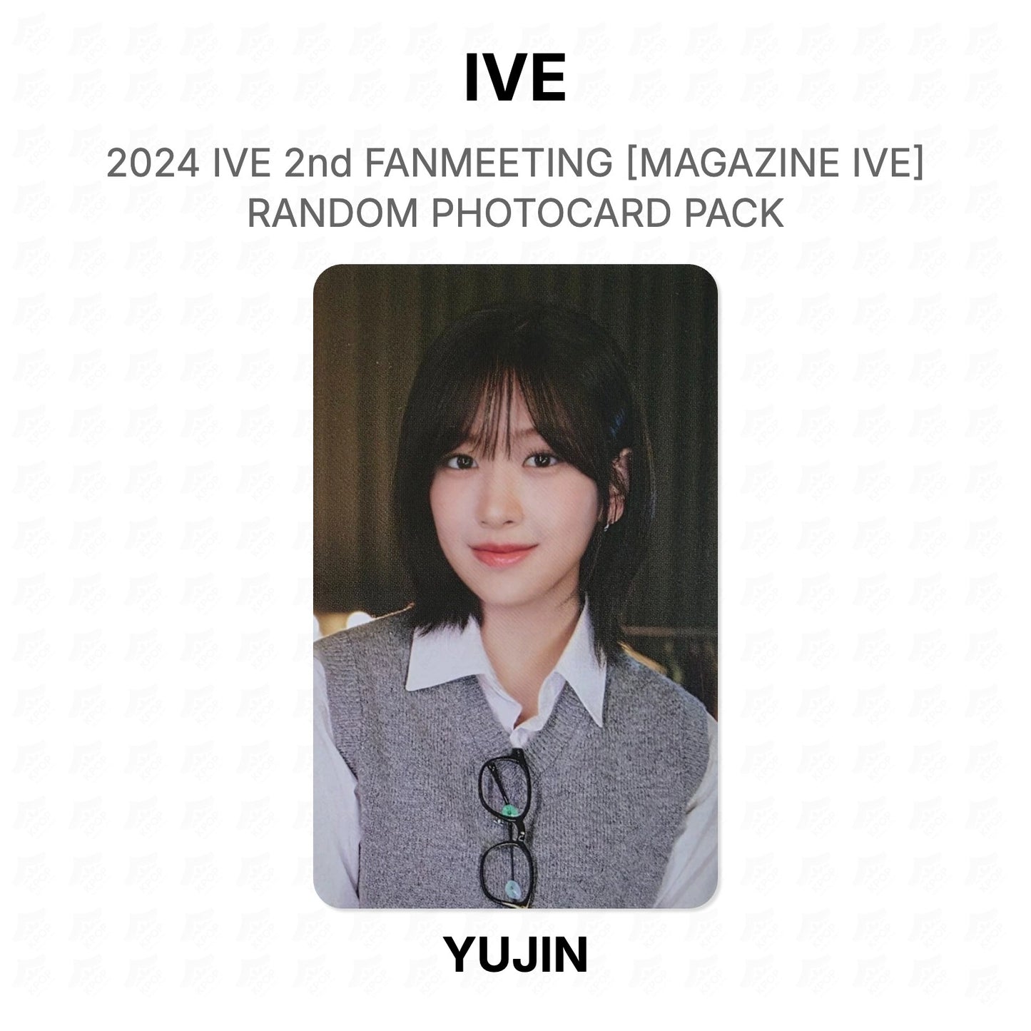 IVE 2024 IVE 2nd FANMEETING [MAGAZINE IVE] RANDOM PHOTOCARD PACK Official Photocard