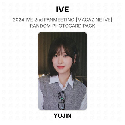 IVE 2024 IVE 2nd FANMEETING [MAGAZINE IVE] RANDOM PHOTOCARD PACK Official Photocard