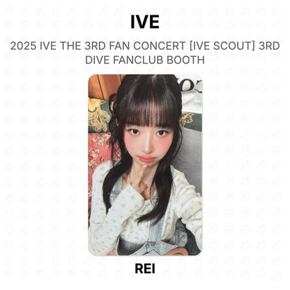 IVE 2025 IVE THE 3RD FAN CONCERT [IVE SCOUT] 3RD DIVE FANCLUB BOOTH Official Photocard