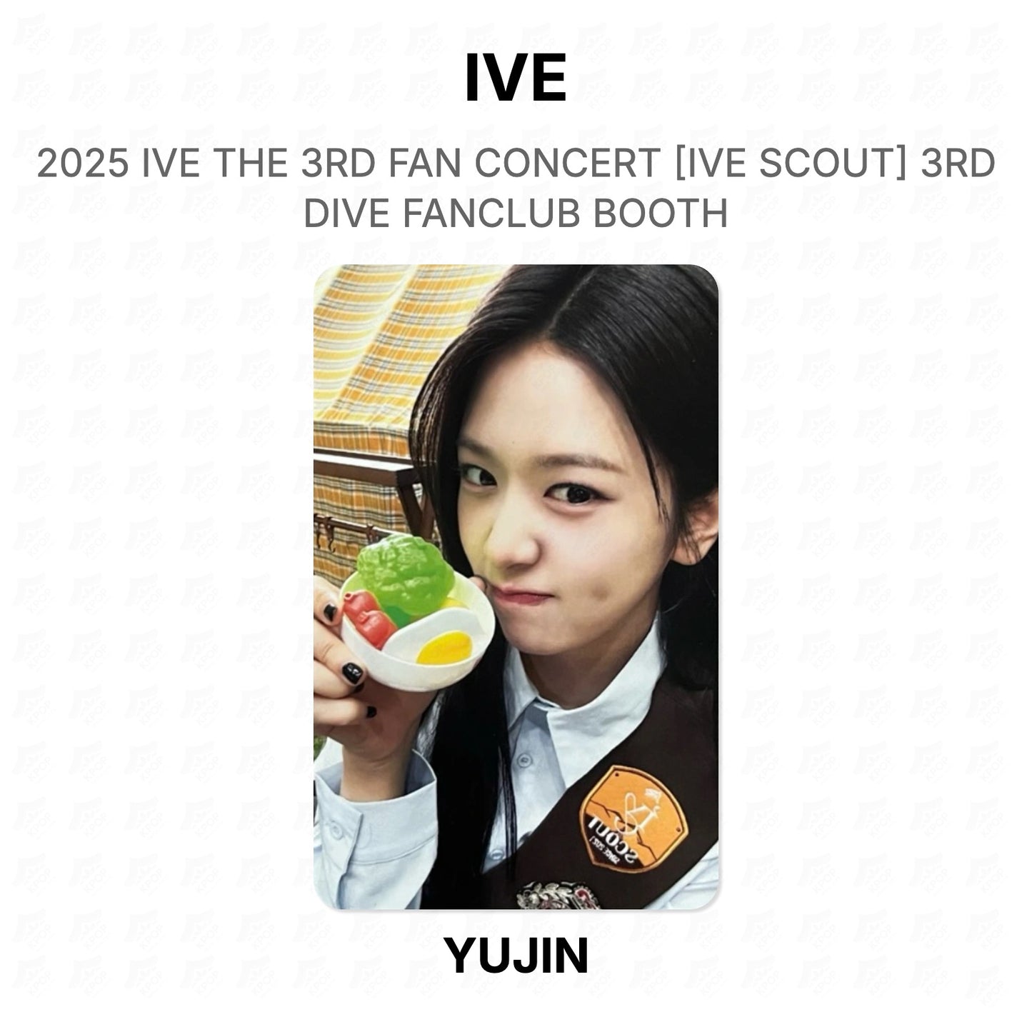 IVE 2025 IVE THE 3RD FAN CONCERT [IVE SCOUT] 3RD DIVE FANCLUB BOOTH Official Photocard