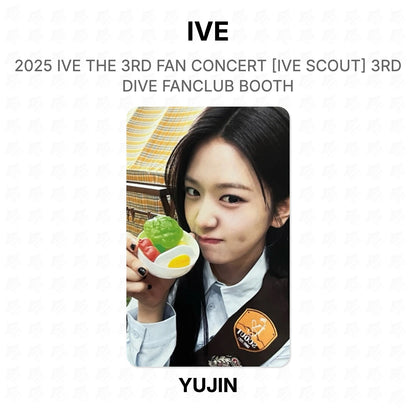 IVE 2025 IVE THE 3RD FAN CONCERT [IVE SCOUT] 3RD DIVE FANCLUB BOOTH Official Photocard