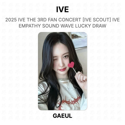 IVE 2025 IVE THE 3RD FAN CONCERT [IVE SCOUT] IVE EMPATHY SOUND WAVE LUCKY DRAW Official Photocard