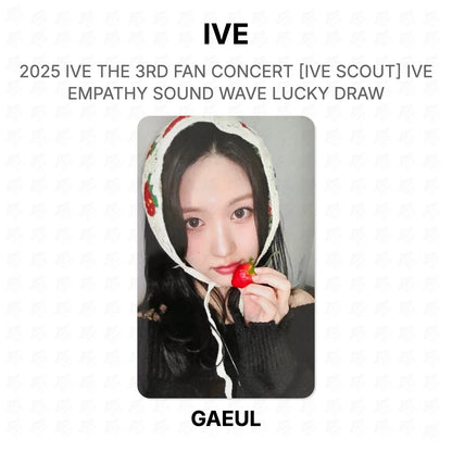 IVE 2025 IVE THE 3RD FAN CONCERT [IVE SCOUT] IVE EMPATHY SOUND WAVE LUCKY DRAW Official Photocard
