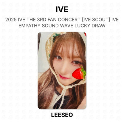 IVE 2025 IVE THE 3RD FAN CONCERT [IVE SCOUT] IVE EMPATHY SOUND WAVE LUCKY DRAW Official Photocard